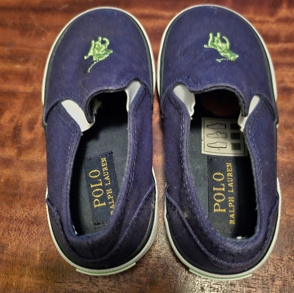 Polo by Ralph Lauren Kids Blue Slip-On Shoes size‎ 7